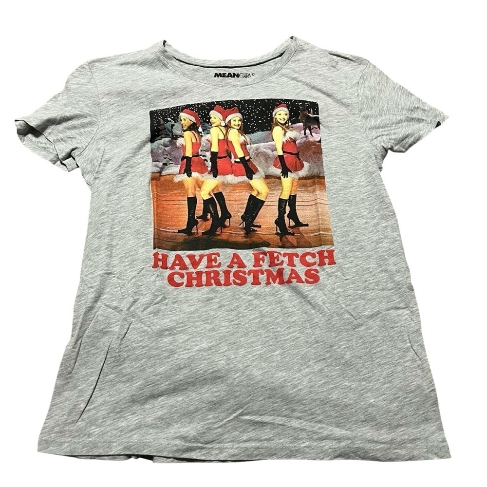Mean Girls Fetch Christmas Tee Size XL 2000s Y2K Novelty Humor Holiday Movie